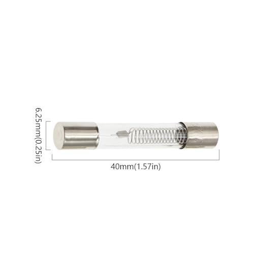Fusible micro-ondes 5kV 0.7A 6x40mm en verre haute tension