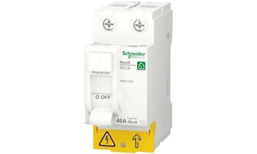 Schneider Electric RESI9 ID 2P 40A 30mA AC marque, Multicolore