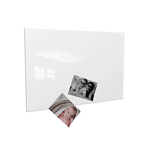 Colours-Manufaktur Magnettafel Magnetwand inkl. 4 Magnete (Weiss, 40 x 60 cm) Cover