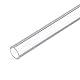 Rebower Transparent Rohr, ID 11mm OD 15mm LÄNGE 305mm Acryl Kunststoffrohr für Lampenbau, Stehlampen, Möbel