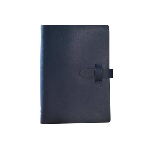 Carnet de notes rétro pour organiser vos projets quotidiens en format A5 bleu foncé