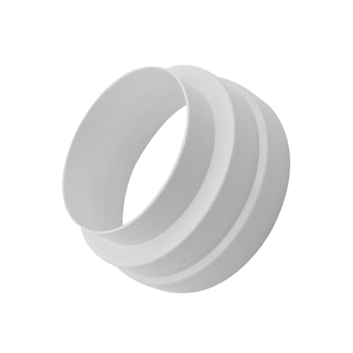 Sarini Ducting Reducer 160mm to 150mm 120mm Reducer Connector with 2 Hose Clamps 2 Rolls Foil Tape for Ventilation System Ventilation -Pack of 2 - Image 3
