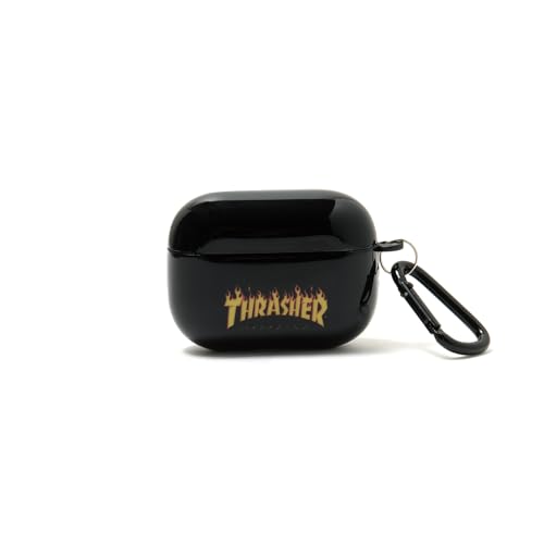 �X���b�V���[(THRASHER) FLAME MAGZINE Logo AirPods Pro 2 AirPods Pro Case �u���b�N APPr2-TS-01