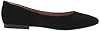 Amazon Essentials Damen Ballerinas mit spitzem Zehenbereich, Schwarz Mikro Wildleder, 39 EU #5