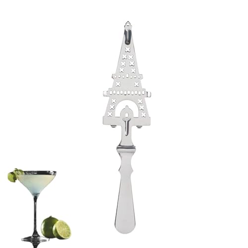 Absinthe Spoon Stainless Steel, Slotted Spoon Absinthe Fountain Accessory Absinthe Dripper for Absinthe Glasses Sugar Cube(#2)