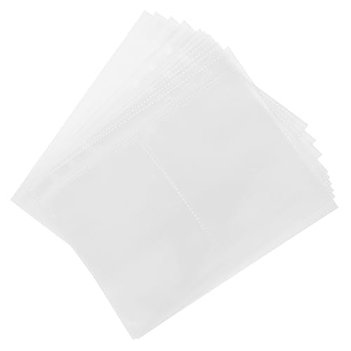 HOOTNEE Scrapbook Refill Pages 50pcs A5 Photo Album Refill Pages Protective Sleeves Money Photos Holder