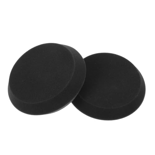 NUOBESTY 2pièces Éponge Noire à Bord Biseauté pour Peinture Craie pour Voiture Meubles Toile Cirée Lot de De Polissage