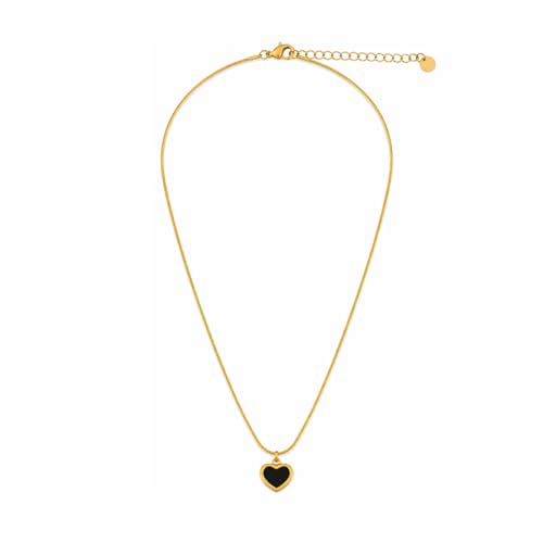 Image of RIDHVEE Anti-Tarnish Gold Plated Pendant Necklace for Women & Girls | Skin Friendly Lightweight Fashion Jewellery | Elegant Minimalist Chain Necklace & Gifting