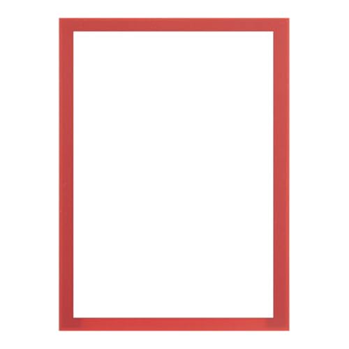 Marco de imagen magnética A4, diseño ligero y ligero y transparente de PVC (21 x 29,7 cm)