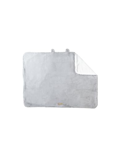 Noukie's - Couverture Bébé 75 x 100 cm en Groloudoux® Gris – Plaid Bébé Chaud et Ultra Doux...