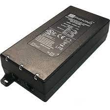 Inyector de energía PoE Midspan Phihong POE90U-1BT-X-R, 1 puerto, 90 W, 56 VCC, 1,6 A; entrada 90-264 VCA; velocidad máxima 10G; conector de entrada IEC 320 de 3 pines miniatura 1