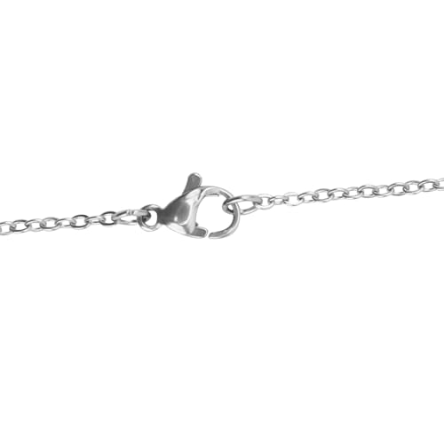 HEIHAK 100 Pack 18 Inch Stainless Steel Necklace Chains Bulk, 1.2mm Silver Chain Necklace with Lobster Clasps, DIY Jewelry Chains for Making Jewelry, Women and Men by HEIHAK - Image 5