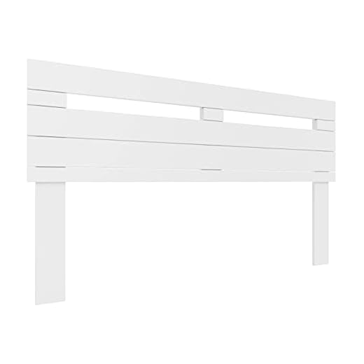 LA WEB DEL COLCHON - Cabecero de Madera Rústico Provenza para Cama de 135 (145 x 90 cms.) Blanco nórdico | Cabeceros Madera | Dormitorio Matrimonio | Cabezal Cama |Estilo nórdico