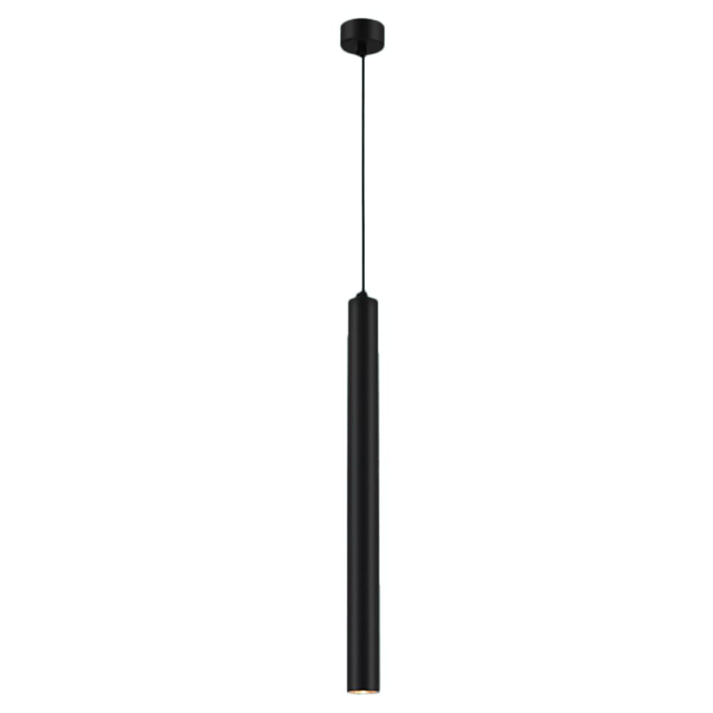 Lustre LED cylindre en tube long blanc pour intérieur contemporain