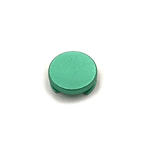 Image of 1pcs Metal Buttons for 3DS 3DS XL 3DS LL Analog Controller Stick Cap 3D Joystick Cap for 2DS New 2DS 3DS LL XL Thumbstick Button (Green)