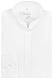 Tziacco Royal Hemd, Stehkragen, weiß, 100% Baumwolle