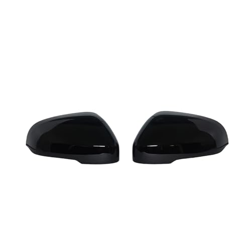 と互換性がある Volvo S60 V60 V40 2011-2018 対応 サイドバックミラーカバー 31402628 31402636 ブラック/カーボン 交換用カーアクセサリー(Glossy black)