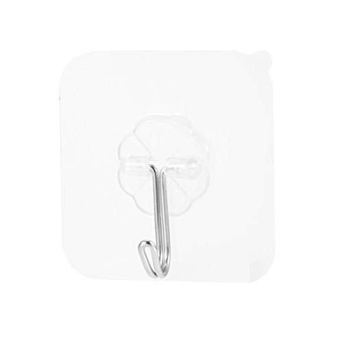 Preisvergleich Produktbild Nahtloser Klebstoff Wasserdicht Transparent Haken Last Lager 10kg Wandhaken Küche Badezimmer Wandhalter Organizer