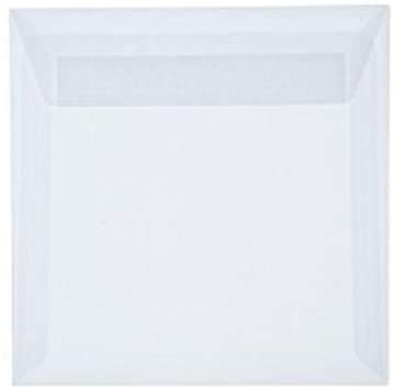 100 Goldene Briefumschläge 15,5 X 15,5 Cm – Feuchtklebend, 90 G/m², Quadratisch, Made In Germany