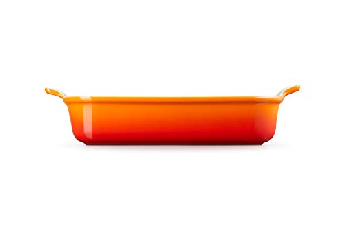 LE CREUSET Travessa Retangular 32cm - Heritage, Laranja, Cerâmica