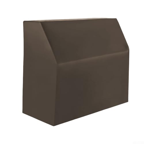 Pumixiy Staubdichte Abdeckung, kompatibel mit aufrechten Klavieren, wasserdichte Schutzhülle in voller Größe für den Innen- und Außenbereich, 420D-Oxford-Material, Kaffeebraun