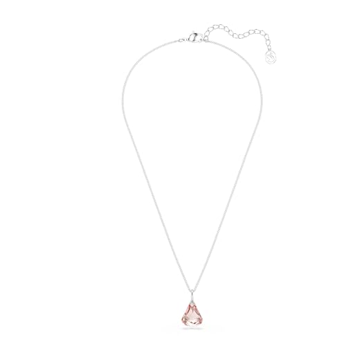 Swarovski Lunar drop pendant, Pink, Rose gold-tone finish2