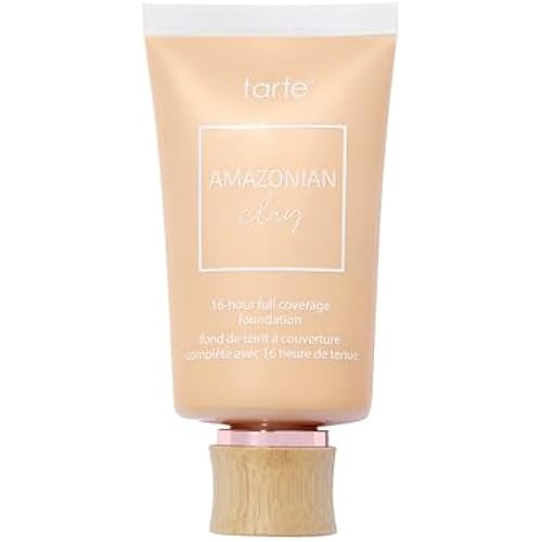 tarte Amazonian clay 16-hour full coverage foundation – Matte Finish Foundation with Amazonian Clay & Vitamin E for Hydration & Smooth Looking Skin, Vegan & Cruelty Free