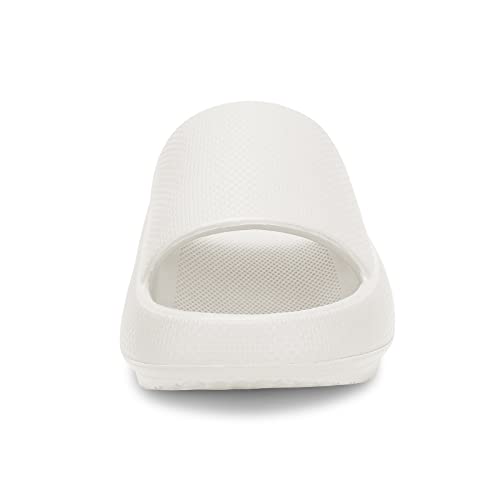 Image of welltree Slides for Women Men Pillow Slippers Non-Slip Bathroom Shower Sandals Soft Thick Sole Indoor and Outdoor Slides