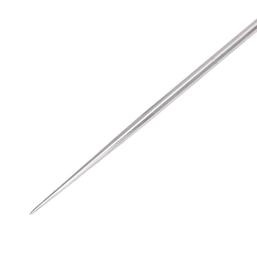 Palillos de sushi profesionales de acero inoxidable con mango de madera maciza 8