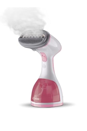 KIWI Plancha Vertical Vapor PORTATIL 1200W, 260 ml, Blanco