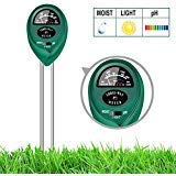 yoyomax Soil Test Kit pH Moisture Meter Plant Water Light Tester Testing Kits for Garden Plants