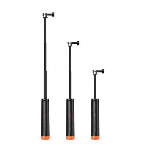 Image of TELESIN 4 in 1 Selfie Stick Floating Hand Grip Tripod Waterproof Extendable Selfie Monopod for Go-Pro Hero 13, 12, 11, DJI Action 5 Pro 4 3、Insta-360 Ace Pro 2 and Most Action Camera
