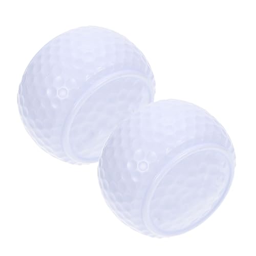 Toddmomy 2Pcs Professional Golf Training Balls for Indoor Practicing with Putting Rod Durable Synthetic Golfing Accessories for Skill Development and Practice