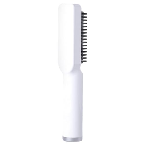 Peine alisador eléctrico inalámbrico blanco compacto miniatura 7