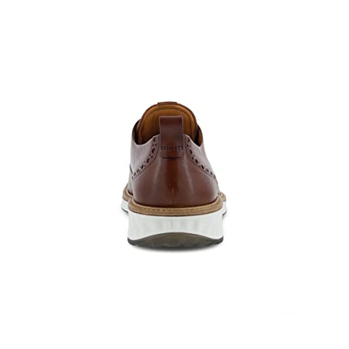ECCO Men's St. 1 Hybrid Derby Wing Tip Oxford, Cognac, 9-9.5 by ECCO - Used condition - Image 3