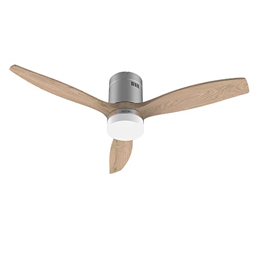 Cecotec Deckenventilator mit Licht und WiFi EnergySilence Aero 5600. 40 W, 52 Zoll mit 3 Flügeln, Fernbedienung, Schutz IP44… – Ansicht 2