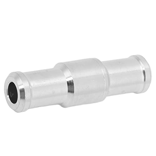 Válvula antirretorno de 1 vía, universal, aleación de aluminio, superficie anodizada, amplia aplicación para agua, aceite, gasolina y combustible (12 mm) Cover