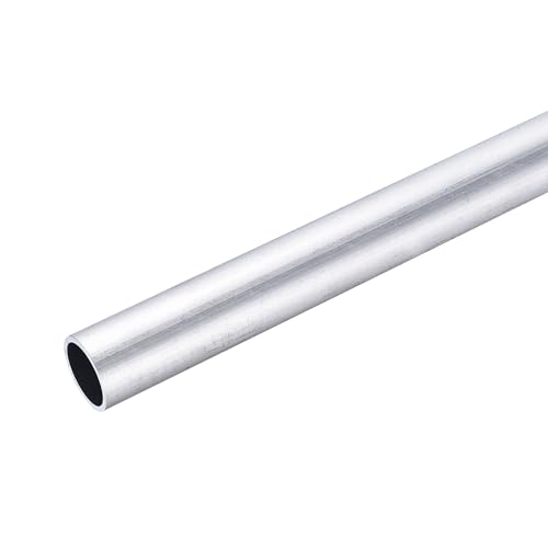 DMiotech (40mm OD x 34mm ID) 6063 Aluminum Round Tube 300mm Length Industry Metal Tubing for Machinery Frame Construction DIY Projects