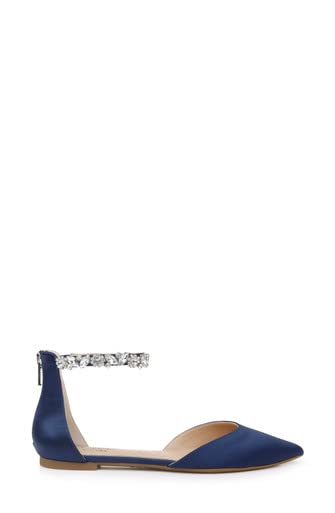 Jewel Badgley Mischka Cassidy Flat Pointed Shoe4