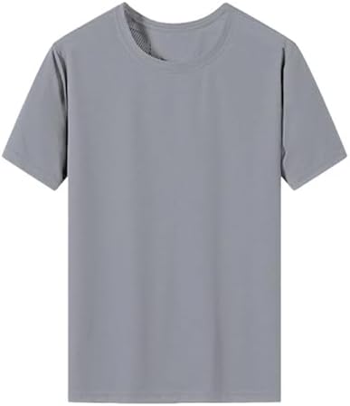 Mens T Shirts Casual Spring and Summer Solid Color