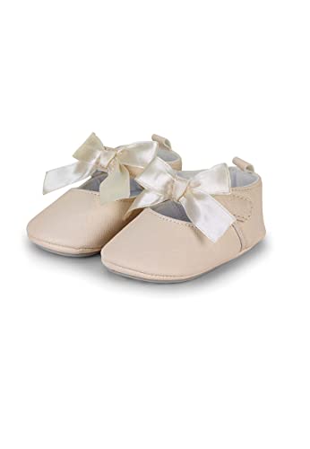 Sterntaler Jungen Mädchen Baby-Ballerina Hausschuh, beige, 21/22 EU
