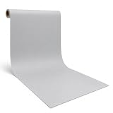 Kavier Papier de fond gris clair - 1,35 x 10 m - Rouleau de toile de fond professionnelle sans couture et sans reflets - Carton de fond de qualité supérieure pour studio photo, portrait et