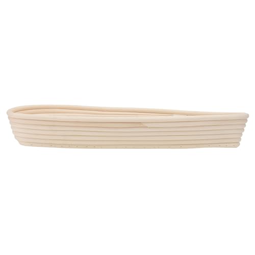 COLLBATH Canasta de Pan de Ratán Tejida para Hornear Molde para Fermentación de Masa Cesta Ligera y Resistente para Amasado para Panadería Casera y Profesional