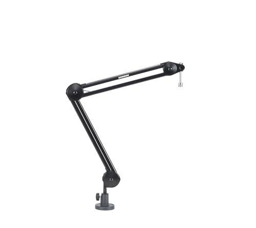 Image of Samson MBA28 28 inch Microphone Boom Arm Studio Podcast USB Mic Stand w /Desk Clamp