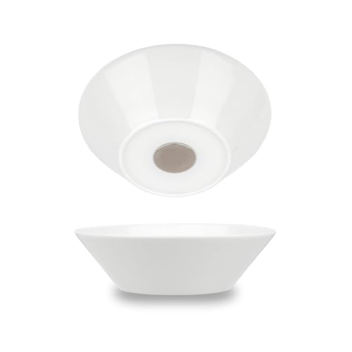 Silwy® Porcelain Magnetic Bowls (Set of 2) - Perfect for...