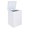 Cookology-CCFZ99WH-Freestanding-99-Litre-Chest-Freezer-Suitable-for-Outbuildings-Garages-and-Sheds-Features-a-Refrigeration-Mode-Adjustable-Temperature-Control-and-4-Star-Freezer-Rating-In-White Cookology CCFZ99WH Freestanding 99 Litre, Chest Freezer Suitable for Outbuildings, Garages and Sheds, Features a Refrigeration Mode, Adjustable Temperature Control and 4 Star Freezer Rating - In White