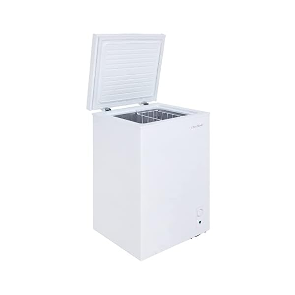Cookology-CCFZ99WH-Freestanding-99-Litre-Chest-Freezer-Suitable-for-Outbuildings-Garages-and-Sheds-Features-a-Refrigeration-Mode-Adjustable-Temperature-Control-and-4-Star-Freezer-Rating-In-White Cookology CCFZ99WH Freestanding 99 Litre, Chest Freezer Suitable for Outbuildings, Garages and Sheds, Features a Refrigeration Mode, Adjustable Temperature Control and 4 Star Freezer Rating - In White