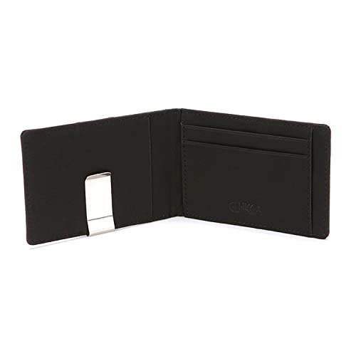 Carteira Antimagnética De Fibra De Carbono Carteira masculina dobrável, Carteira de luxo de couro RF