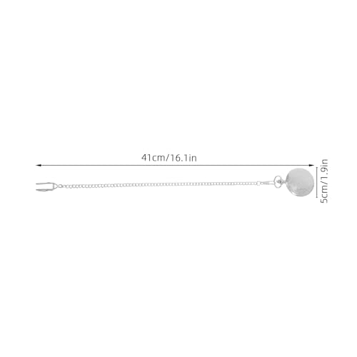 Dames Zakhorloge Herenzakje Horloge Pocket Horloge Voor Mannen Heren Zakhorloges Silver - Afbeelding 3