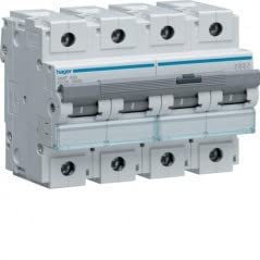 Interruptor automático magnetotérmico serie HM, 4P, 100A, curva C, 10KA